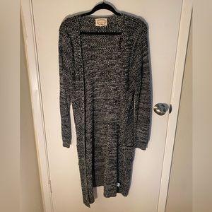 Long Dark Gray Cardigan